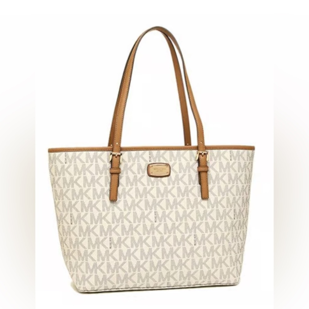 Michael Kors Jet Set Travel SM Carryall Tote VANILLA/ACRN